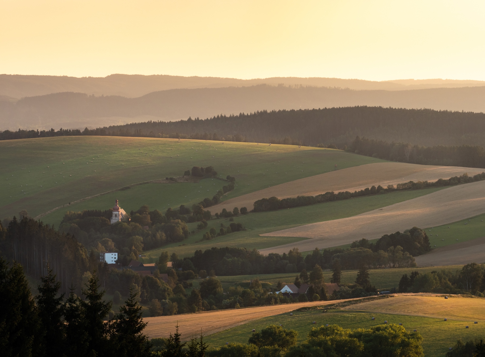 Landscape of Broumov, Czech Republic